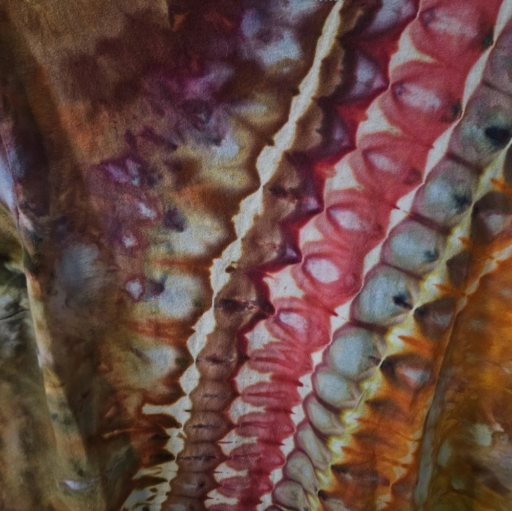 Cool Handmade One-of-a-kind Tie-dye Unisex T-shirt L - Picture 7 of 10